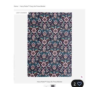 Vera Bradley Harry Potter Home to Hogwarts Blanket